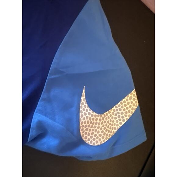 Nike Dri-FIT Men's Athletic Cut Short Sleeve Graphic T-Shirt Size 3XL Blue - Picture 3 of 5